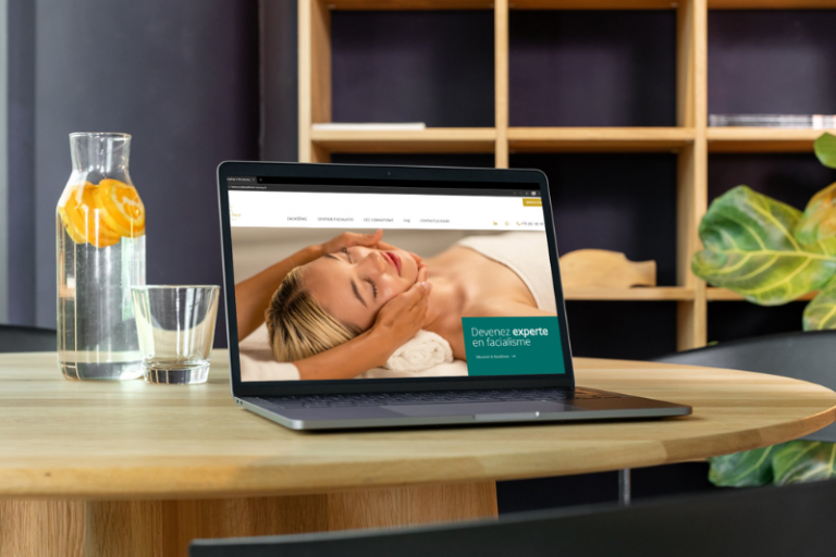 Création du site Rock My Face Academy — Formation pour facialistes