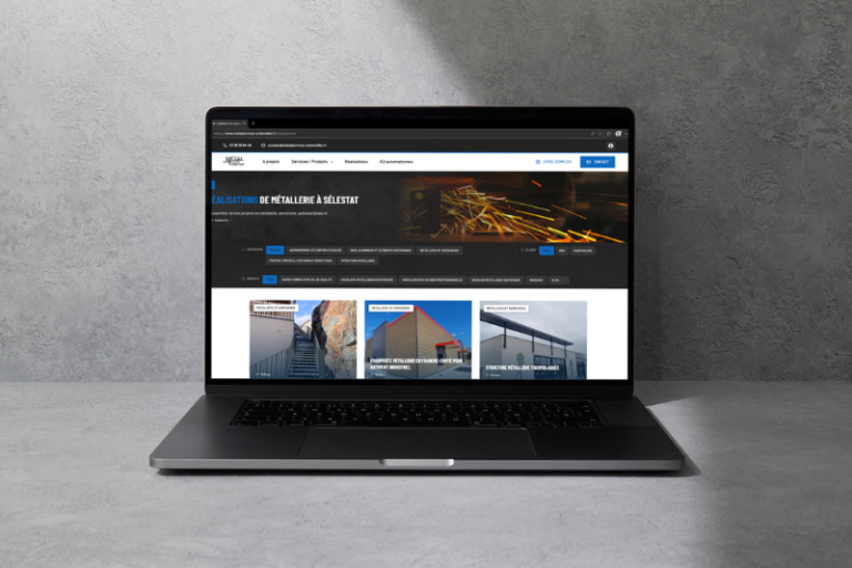 Création du site Metal Services Scherwiller — Métallerie & serrurerie