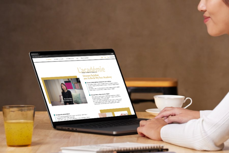 Création du site Rock My Face Academy — Formation pour facialistes